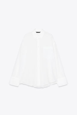 OVERSIZE GAUZE SHIRT - Zara фото 30