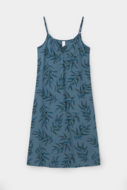 Е 10008/24/голубой мираж,оливковая ветвь сорочка жен