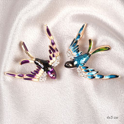 Брошь Птичка 5 см / GM283 /уп 48/ микс - ГалеонТрейд фото 4