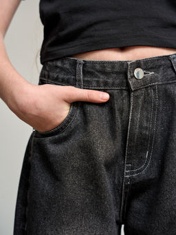 Джинсы-багги для девочек - СИНЯЯ МОДА фото 8