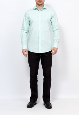 Сорочка мужская длинный рукав GREG 410/139/FR MINT/Z  фото 7