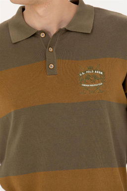 Мужской свитер цвета хаки - U.s. polo assn фото 7