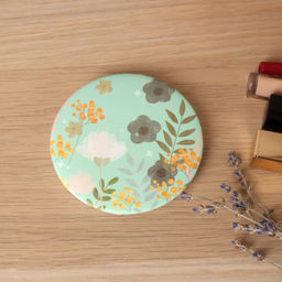 Зеркало карманное / MX-357 /уп 60/720/OPP - Галеонтрейд фото 5