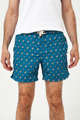 Шорты ЗАПОРОЖЕЦ Classic Ducks TEAL  фото 2