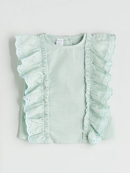 F?rf?rl? K?z Bebek Bluz ve ?ort 2li