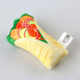 Игрушка для кошек с мятой Шаурма из текстиля, 9х5,2 см - Пушистое счастье фото 3