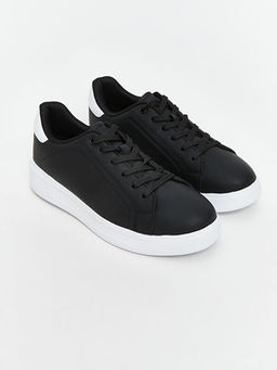 Deri G?r?n?ml? Erkek Spor Ayakkab?