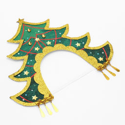 Кокошник карнавальный «Новогодняя ёлка», фетр