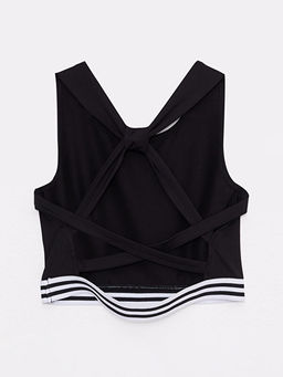 U Yaka Basic K?z ?ocuk B?stiyer ve Tayt - Waikiki фото 3