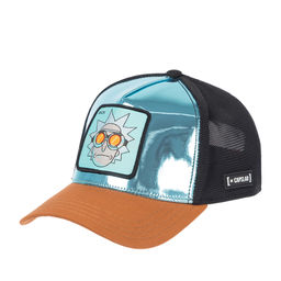 Бейсболка CAPSLAB арт. CL/REM4/1/CT/GLA Rick and Morty Rick (голубой / светло-коричневый)