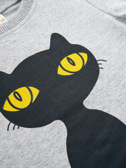 Комплект для девочки с брюками UD 2015 серый|черный - Mini maxi фото 13