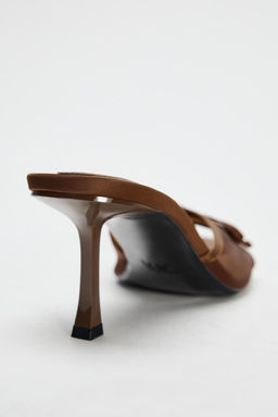 MESH SANDALS WITH BOW - Zara фото 6