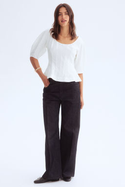 Blusa con escote en U - H&m фото 4