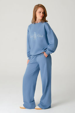 Арт. 2-540 Костюм женский с брюками 44-50 (4 шт) Цвет:Голубой