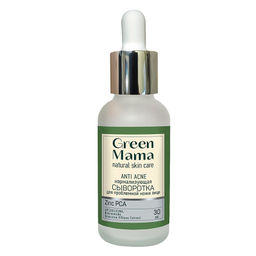 Green Mama Сыворотка д/лица нормализующая ANTI-ACNE 30мл