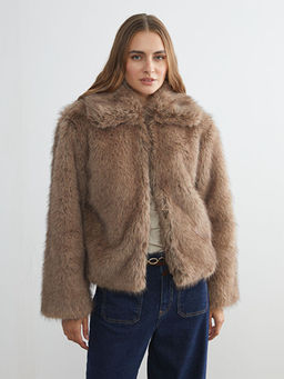 G?mlek Yaka Kad?n K?rk Mont