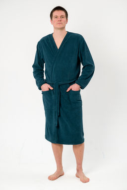 Халат мужской из махры Ренат изумруд - Амадэль фото 14