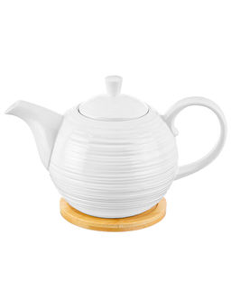 Чайник 900 мл 22,5*13*14,5 см Шелк + деревянная подставка - Elan gallery фото 10