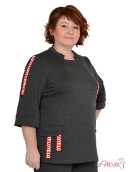 Туника Модель №562 размеры 44-84 - Plusmoda фото 2