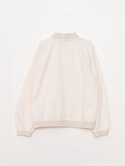 Dik Yaka Uzun Kollu K?z ?ocuk Fermuarl? Sweatshirt - Waikiki фото 2