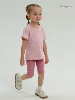 Костюм Актив лиловые сердечки-сухая роза - Sovalina фото 19