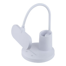 ULM-D603 10W/3000-6000K/DIM WHITE Светильник настольный светодиодный с подставкой под канцелярские принадлежности. Сенсорный выключатель. Диммер. Белый. TM Uniel