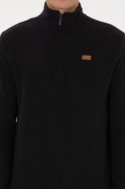 Erkek Siyah Basic Sweatshirt - U.s. polo assn фото 6