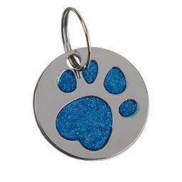 Цена за 6 шт. Адресник под гравировку Блестящая лапка, 2,2 см, фасовка по 6 шт, микс цветов - Пижон фото 7