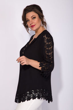 Костюм Liliana 1288-Бр-Л черный+белый  фото 2