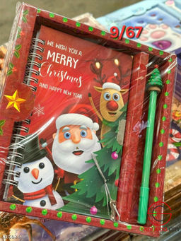 Блокнот подарочный с замком и ручкой "НОВЫЙ ГОД"