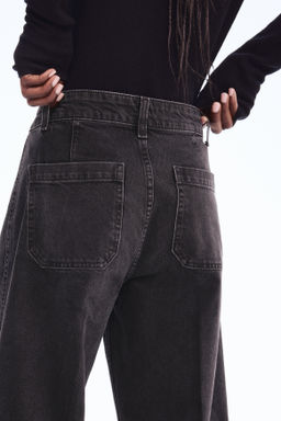 Wide High Ankle Jeans - H&m фото 8