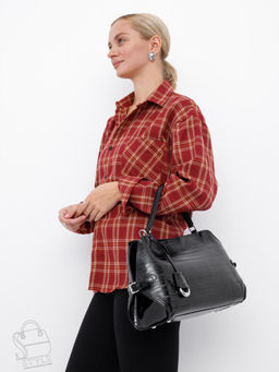 Сумка женская кожаная 6632-1VG black Vitelli Grassi