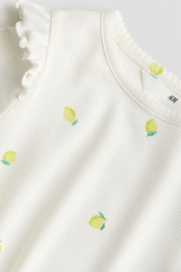 Camiseta de canale con volantes - H&m фото 5