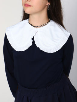 Воротничок "Сентябрь" белый