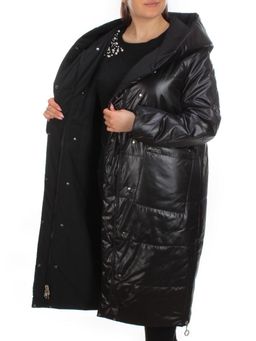 21085 BLACK Куртка зимняя двухсторонняя женская облегченная SNOW CLARITY