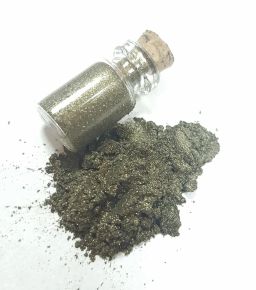 №2 Мини-минеральный пигмент авантюрин птичий глаз Bustan Budur, 2 мл