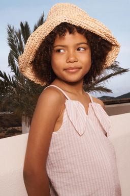 RAFFIA EFFECT LIMITED EDITION HAT