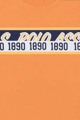 U. S. Polo Assn Детская оранжевая футболка с круглым вырезом - U.s. polo assn фото 6