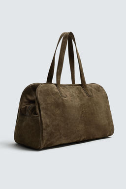 M LEATHER TRAVEL BAG - Zara фото 4