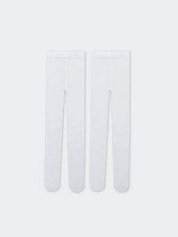 Basic K?z ?ocuk K?lotlu ?orap 2li