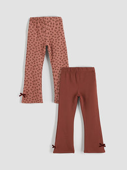 Bask?l? K?z ?ocuk Tayt 2li