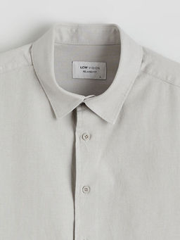 Regular Fit Uzun Kollu Gabardin Erkek G?mlek