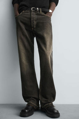 RELAXED FLARE FIT JEANS - Zara фото 5