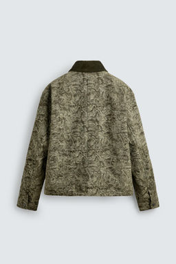 ABSTRACT JACQUARD QUILTED JACKET - Zara фото 8