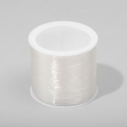 Цена за 2 шт. Нить силиконовая (резинка) d=0.5 мм, L=100 м, прозрачная