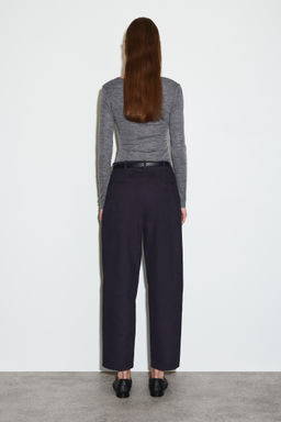 CHINOS DE ALGOD?N BARREL LEG - H&m фото 5