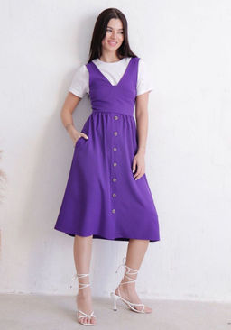 Платье-бюстье аметистовое - Martichelli фото 6