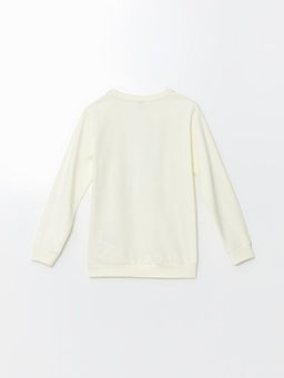 Bisiklet Yaka Erkek ?ocuk Sweatshirt - Waikiki фото 3