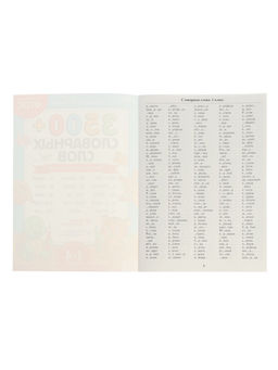 Тренажёр по русскому языку «3500 словарных слов 1-4 класс», 24 стр.