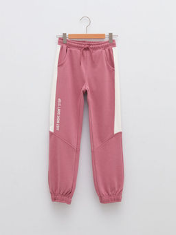 Beli Lastikli Bask?l? K?z ?ocuk Jogger E?ofman Alt?